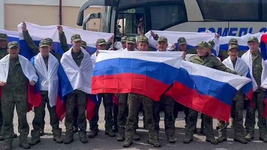 Russia Ukraine Military Operation POWs Exchange