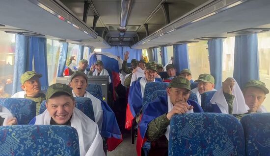Russia Ukraine Military Operation POWs Exchange