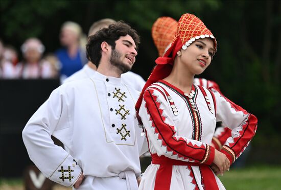 Russia Traditional Mordovian Summer Soltice Feast