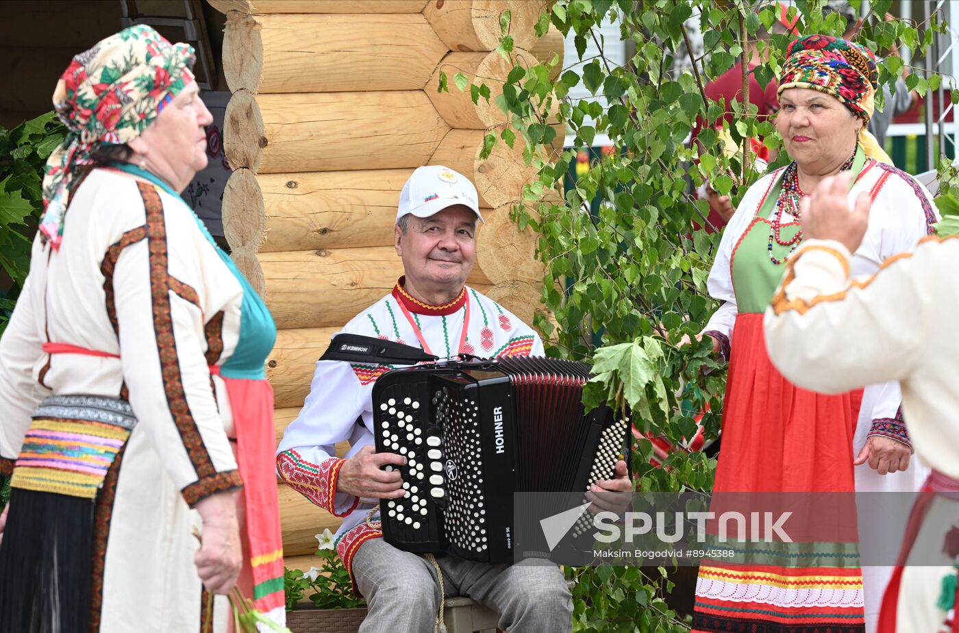 Russia Traditional Mordovian Summer Soltice Feast