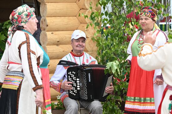 Russia Traditional Mordovian Summer Soltice Feast