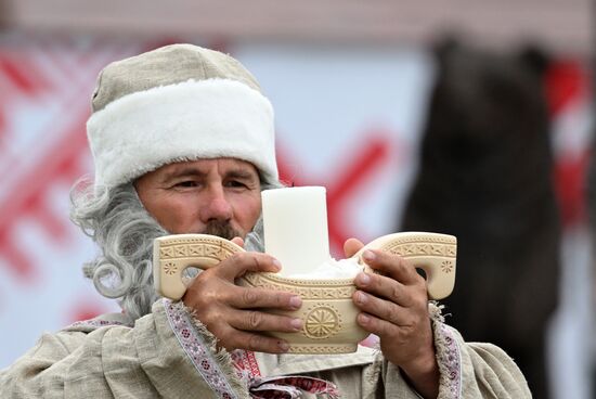 Russia Traditional Mordovian Summer Soltice Feast