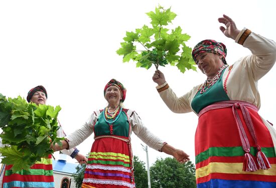 Russia Traditional Mordovian Summer Soltice Feast
