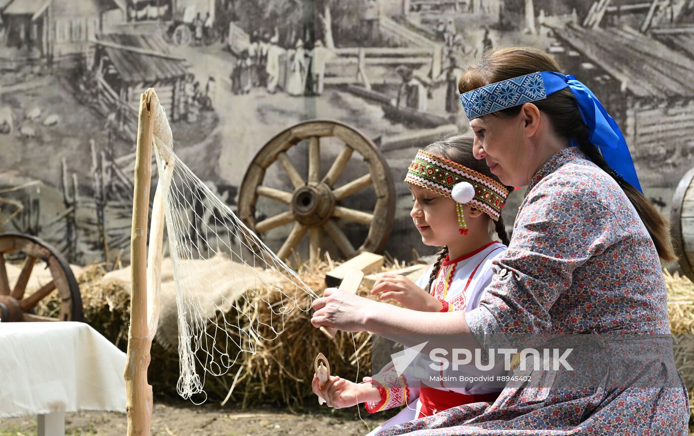 Russia Traditional Mordovian Summer Soltice Feast