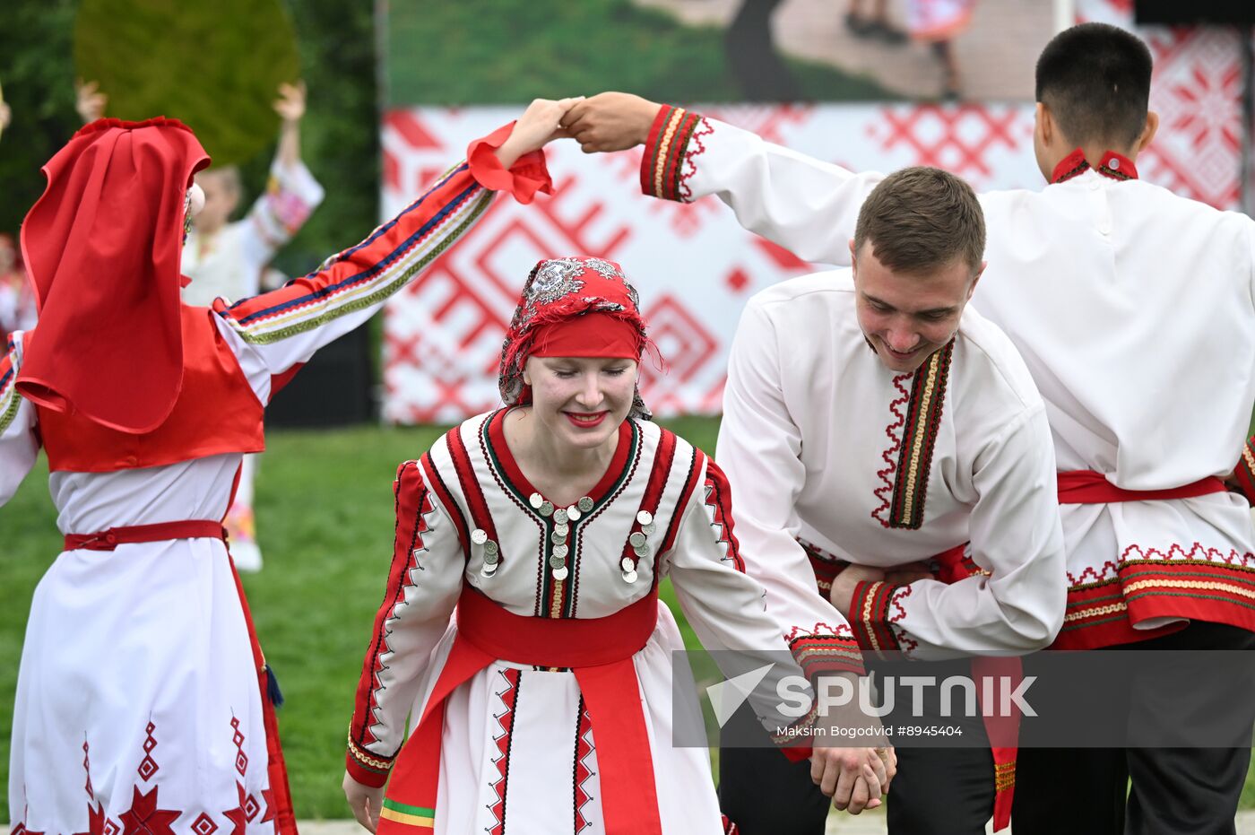 Russia Traditional Mordovian Summer Soltice Feast