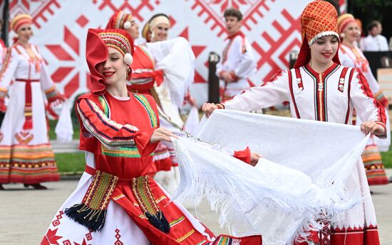 Russia Traditional Mordovian Summer Soltice Feast