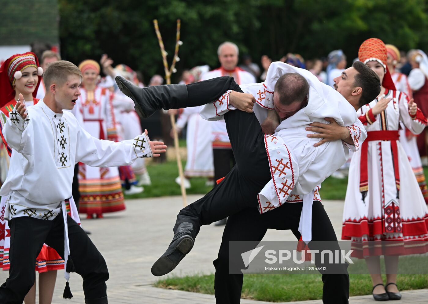 Russia Traditional Mordovian Summer Soltice Feast