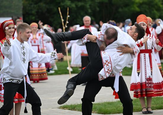 Russia Traditional Mordovian Summer Soltice Feast