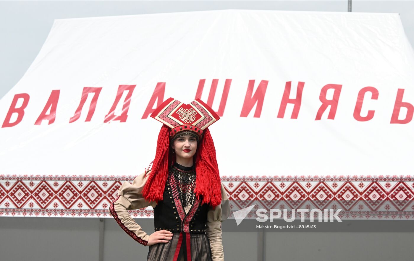 Russia Traditional Mordovian Summer Soltice Feast