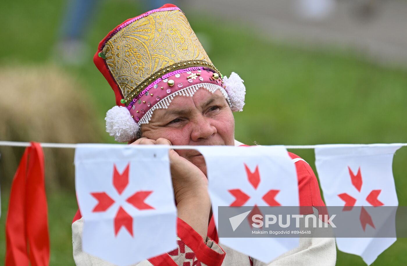 Russia Traditional Mordovian Summer Soltice Feast