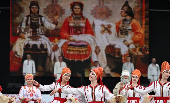 Russia Traditional Mordovian Summer Soltice Feast