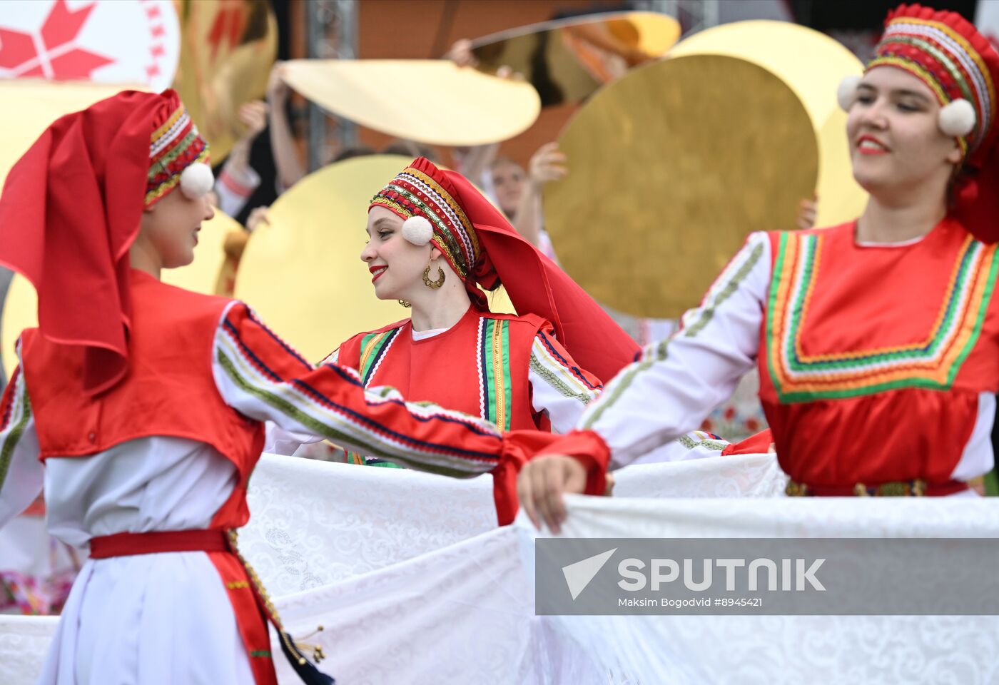 Russia Traditional Mordovian Summer Soltice Feast
