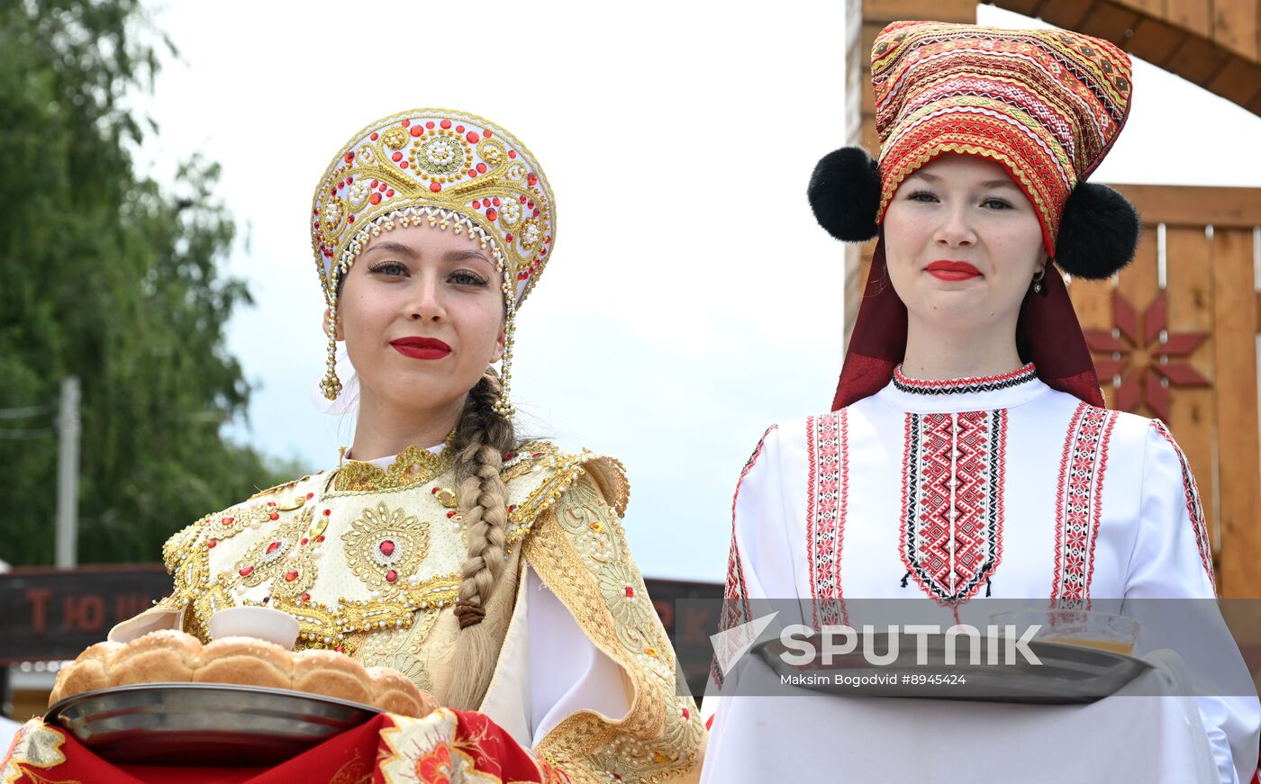 Russia Traditional Mordovian Summer Soltice Feast