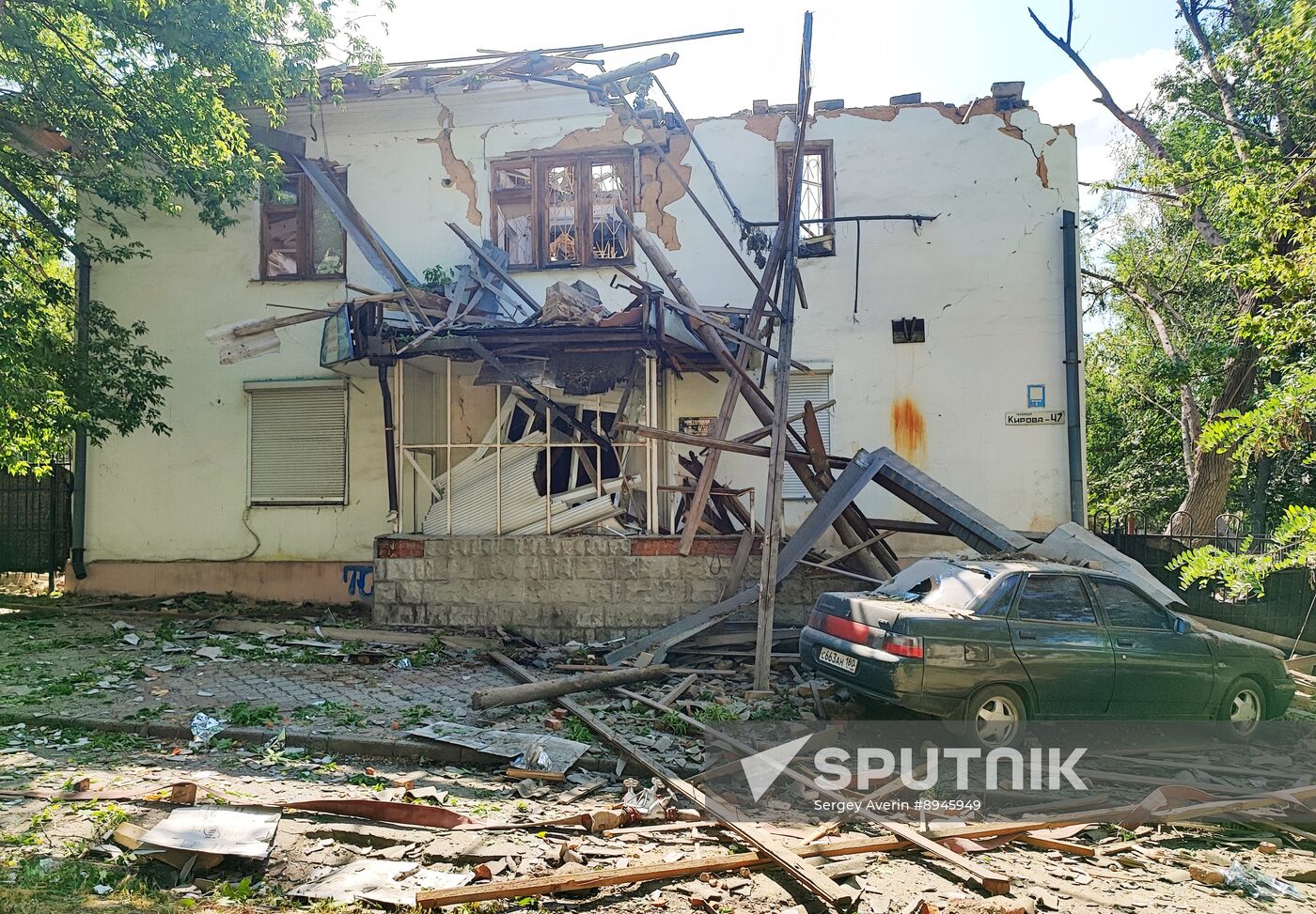 Russia Ukraine Military Operation Shelling