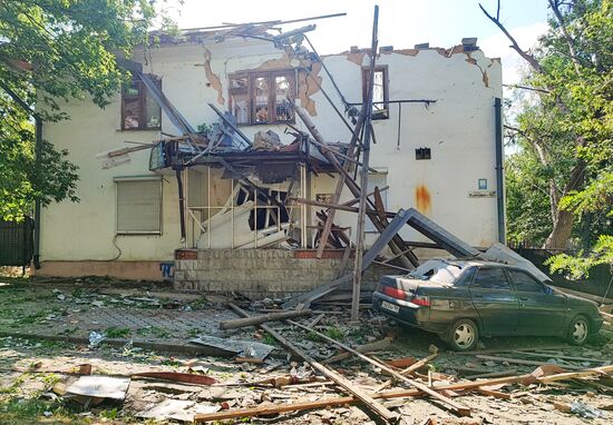 Russia Ukraine Military Operation Shelling