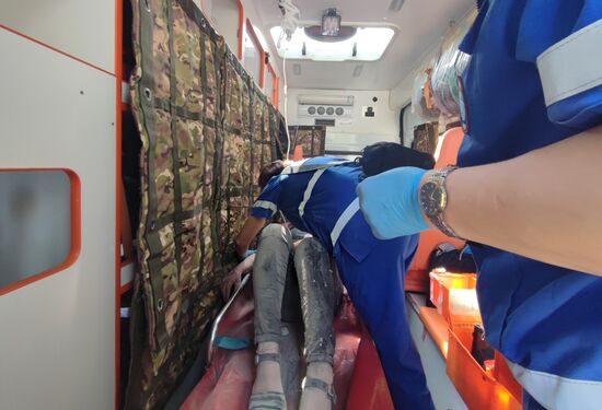 Russia Ukraine Military Operation Shelling