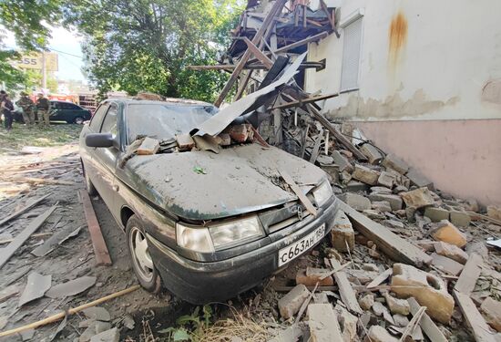 Russia Ukraine Military Operation Shelling