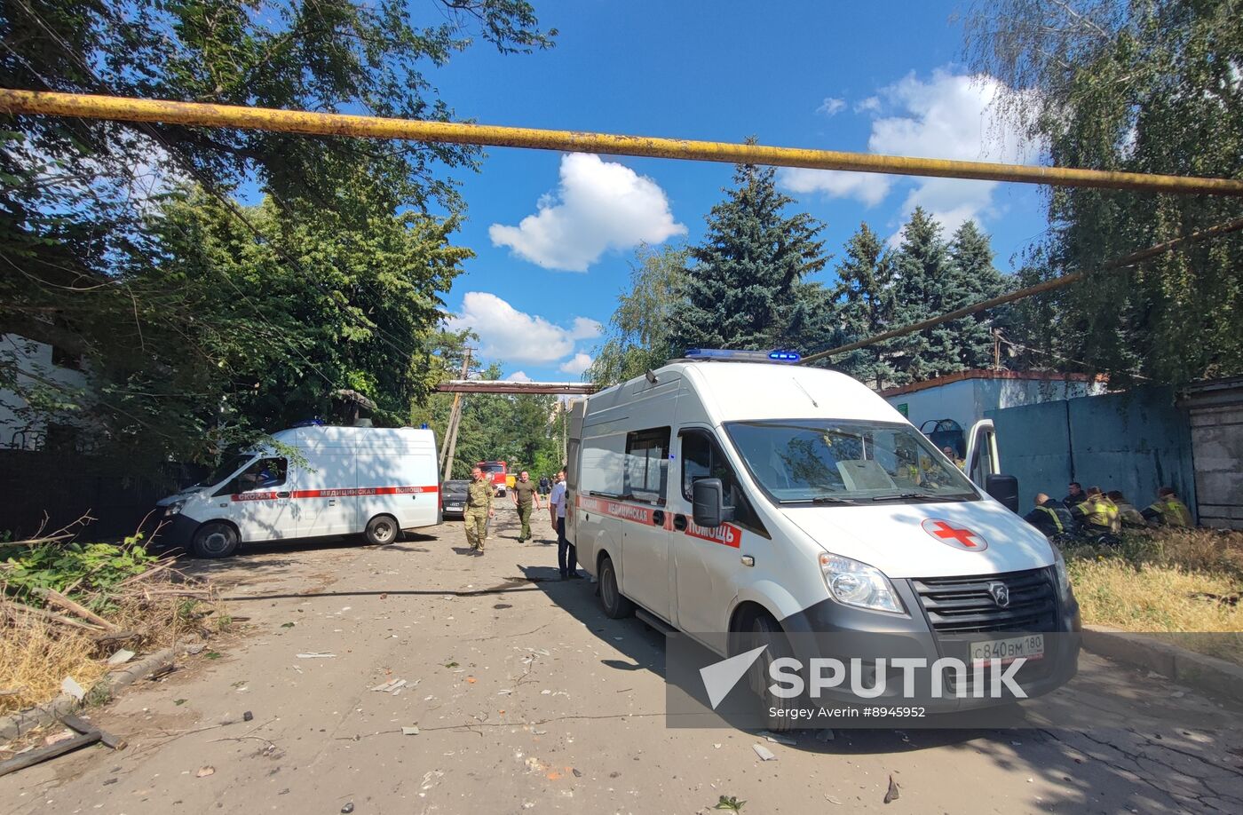 Russia Ukraine Military Operation Shelling