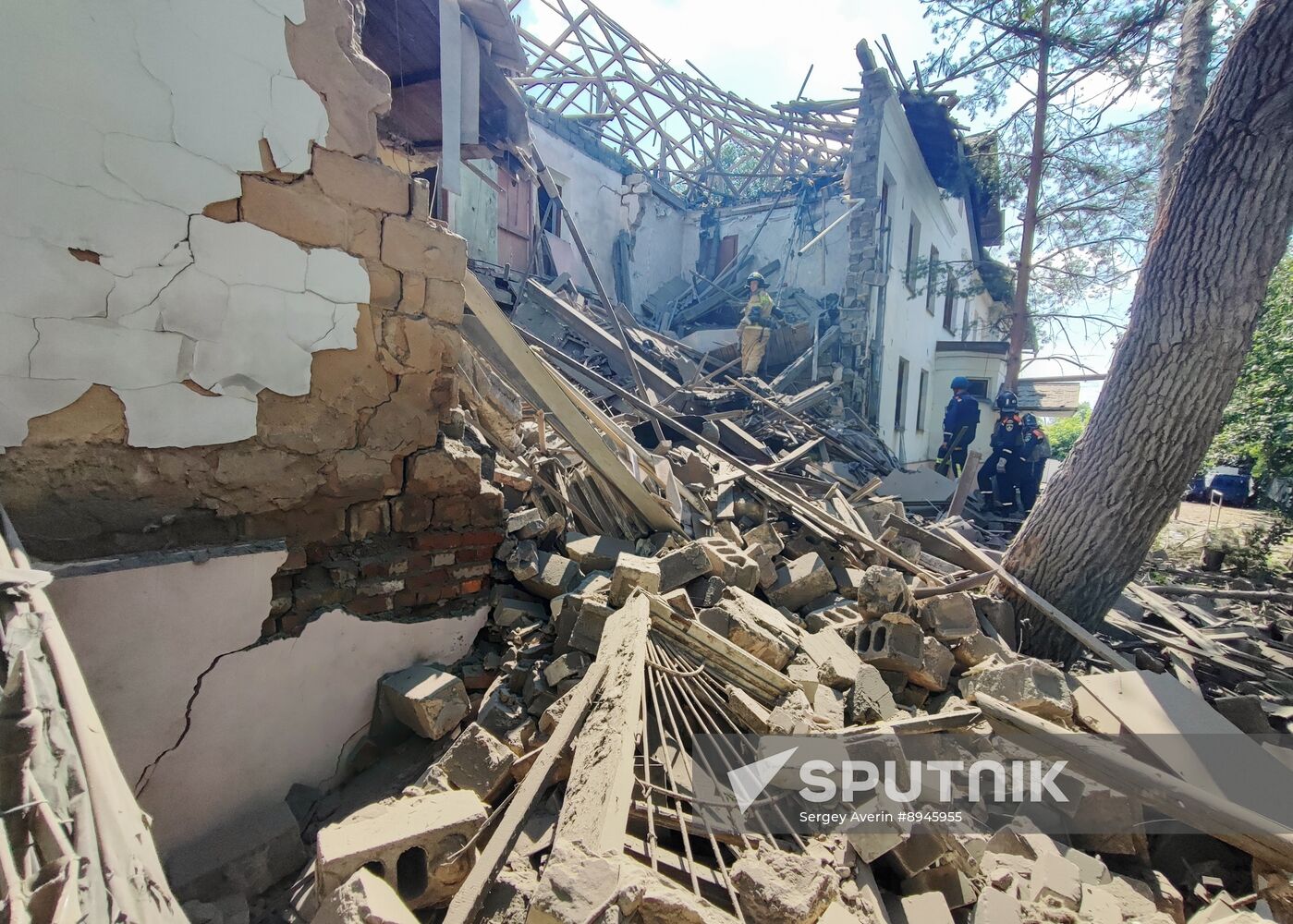 Russia Ukraine Military Operation Shelling