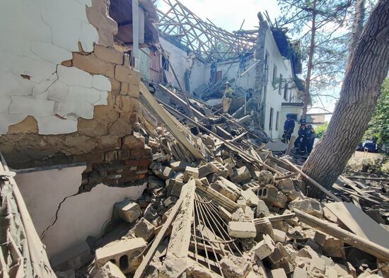 Russia Ukraine Military Operation Shelling