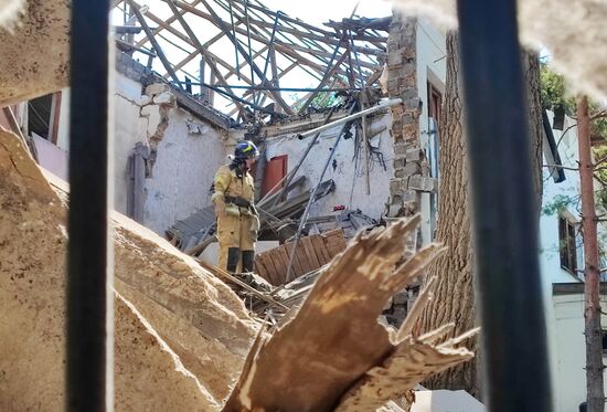 Russia Ukraine Military Operation Shelling