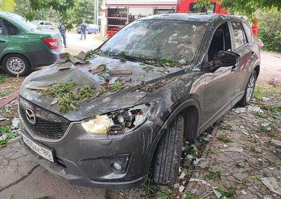 Russia Ukraine Military Operation Shelling