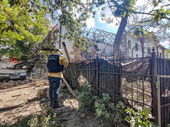 Russia Ukraine Military Operation Shelling