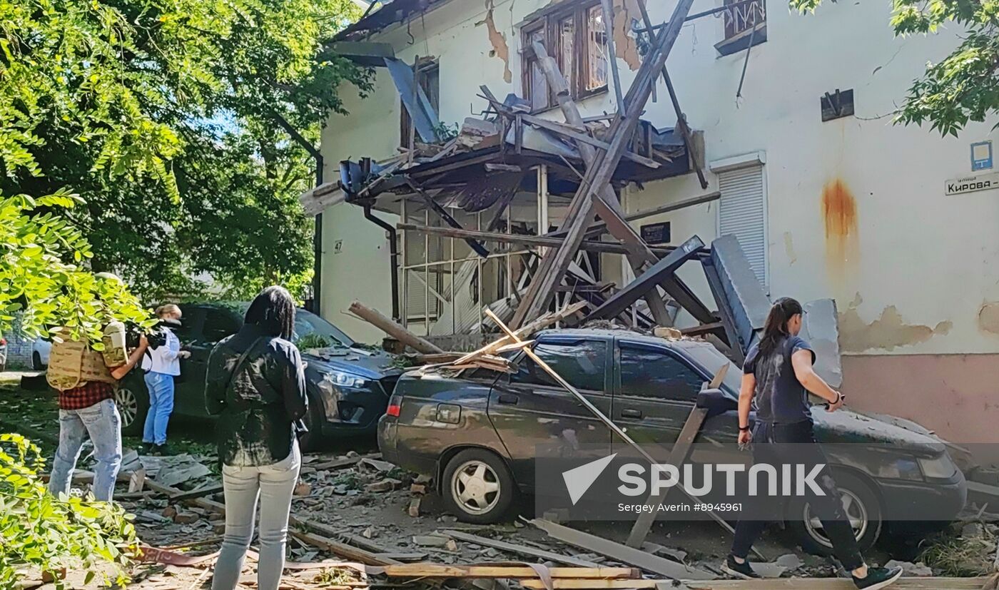 Russia Ukraine Military Operation Shelling