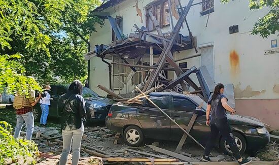 Russia Ukraine Military Operation Shelling