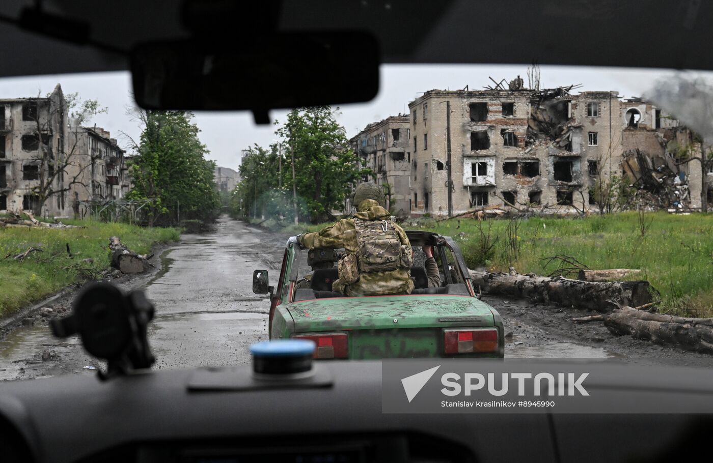 Russia Ukraine Military Operation Front Roads