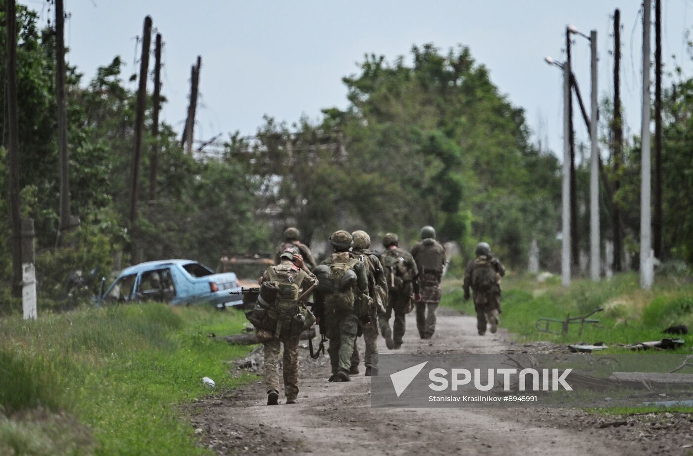 Russia Ukraine Military Operation Front Roads