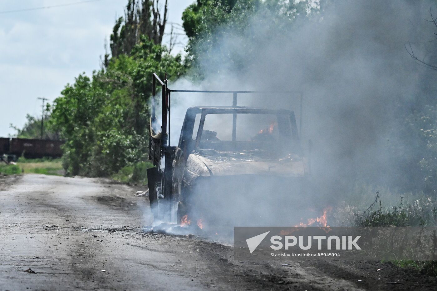 Russia Ukraine Military Operation Front Roads