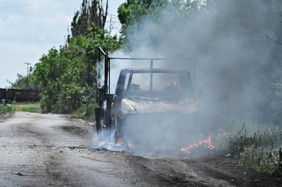 Russia Ukraine Military Operation Front Roads