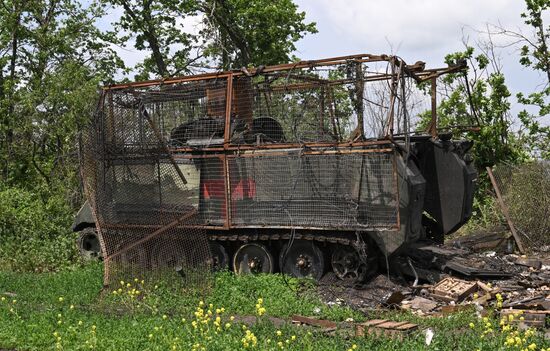 Russia Ukraine Military Operation Front Roads