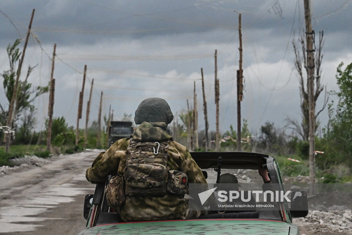 Russia Ukraine Military Operation Front Roads