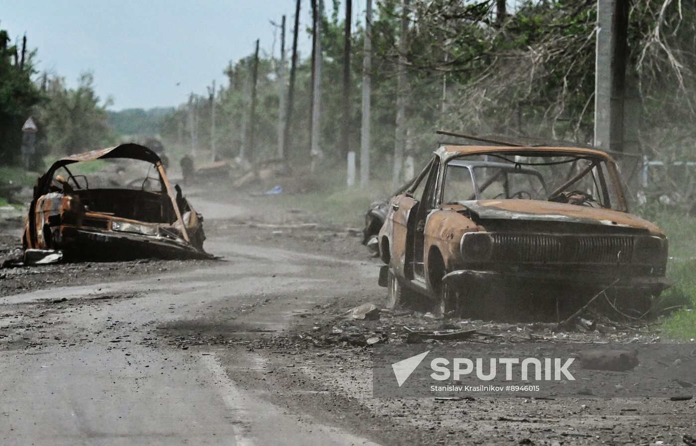 Russia Ukraine Military Operation Front Roads