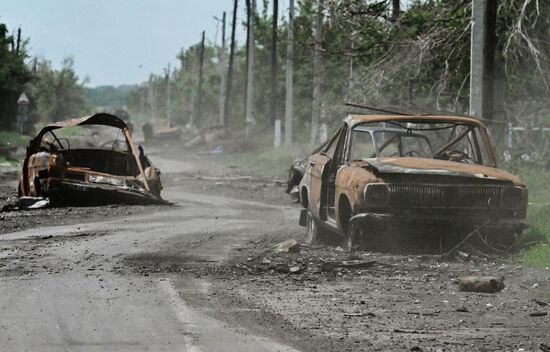 Russia Ukraine Military Operation Front Roads