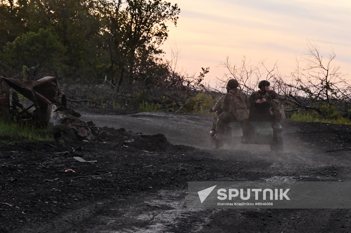 Russia Ukraine Military Operation Front Roads