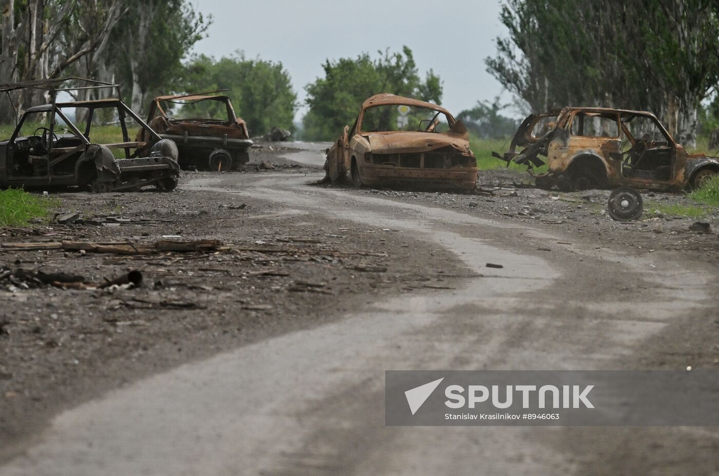Russia Ukraine Military Operation Front Roads