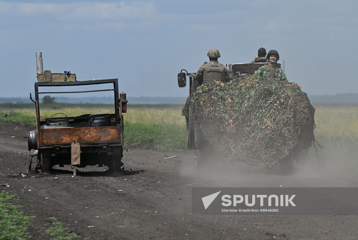 Russia Ukraine Military Operation Front Roads