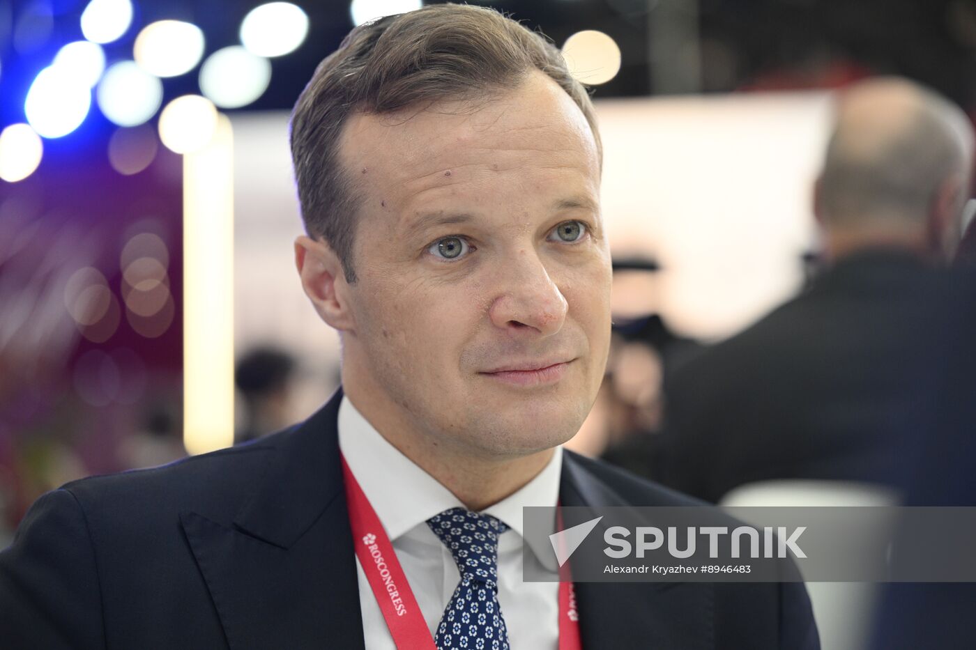 SPIEF-2025. RIA Novosti stand and Sputnik Radio studio