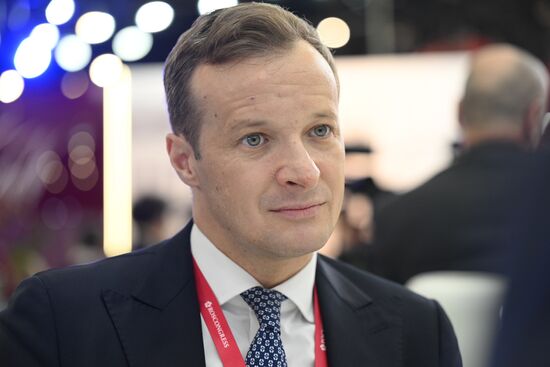 SPIEF-2025. RIA Novosti stand and Sputnik Radio studio