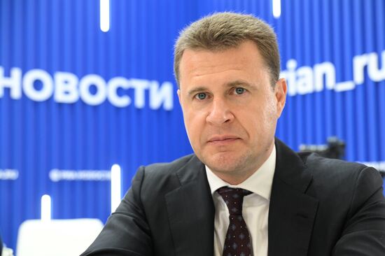 SPIEF-2025. RIA Novosti stand and Sputnik Radio studio