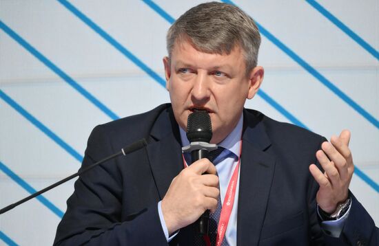 SPIEF-2025. Opening Ceremony of the Roscongress Urban Hub International Discussion Platform
