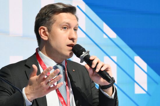 SPIEF-2025. Opening Ceremony of the Roscongress Urban Hub International Discussion Platform