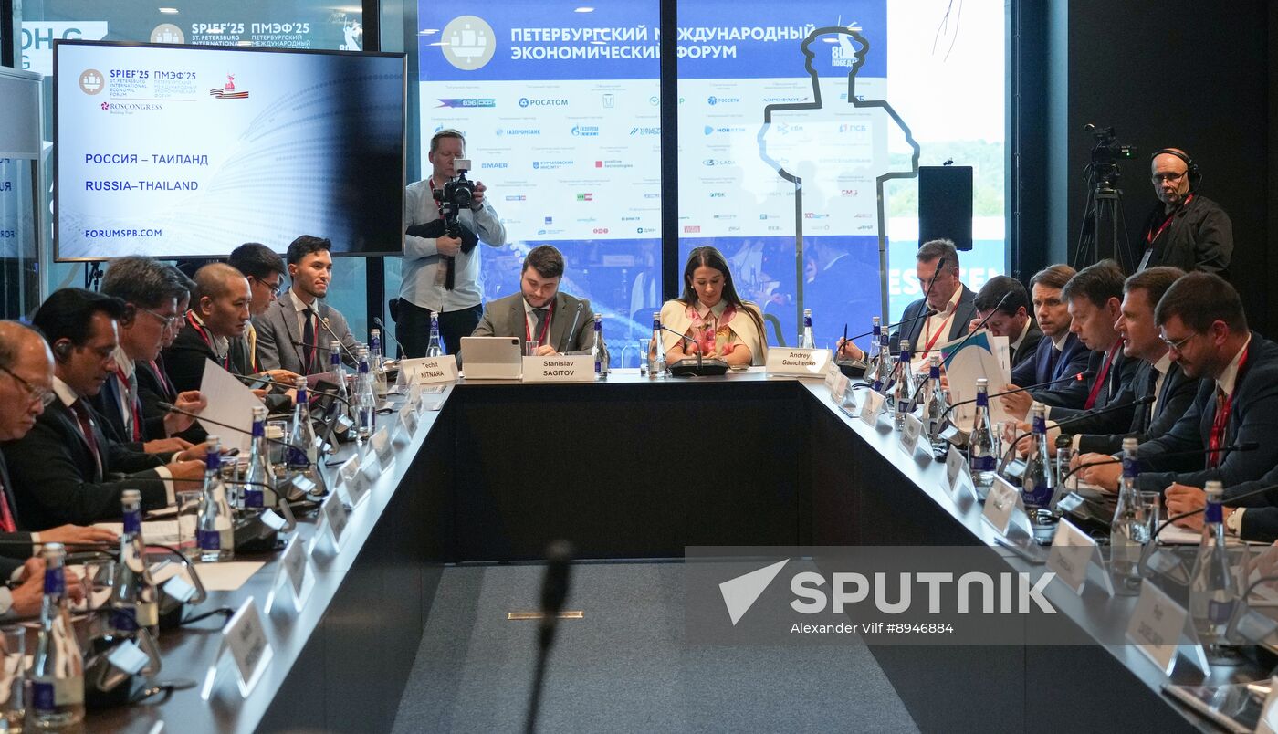 SPIEF-2025. Russia–Thailand