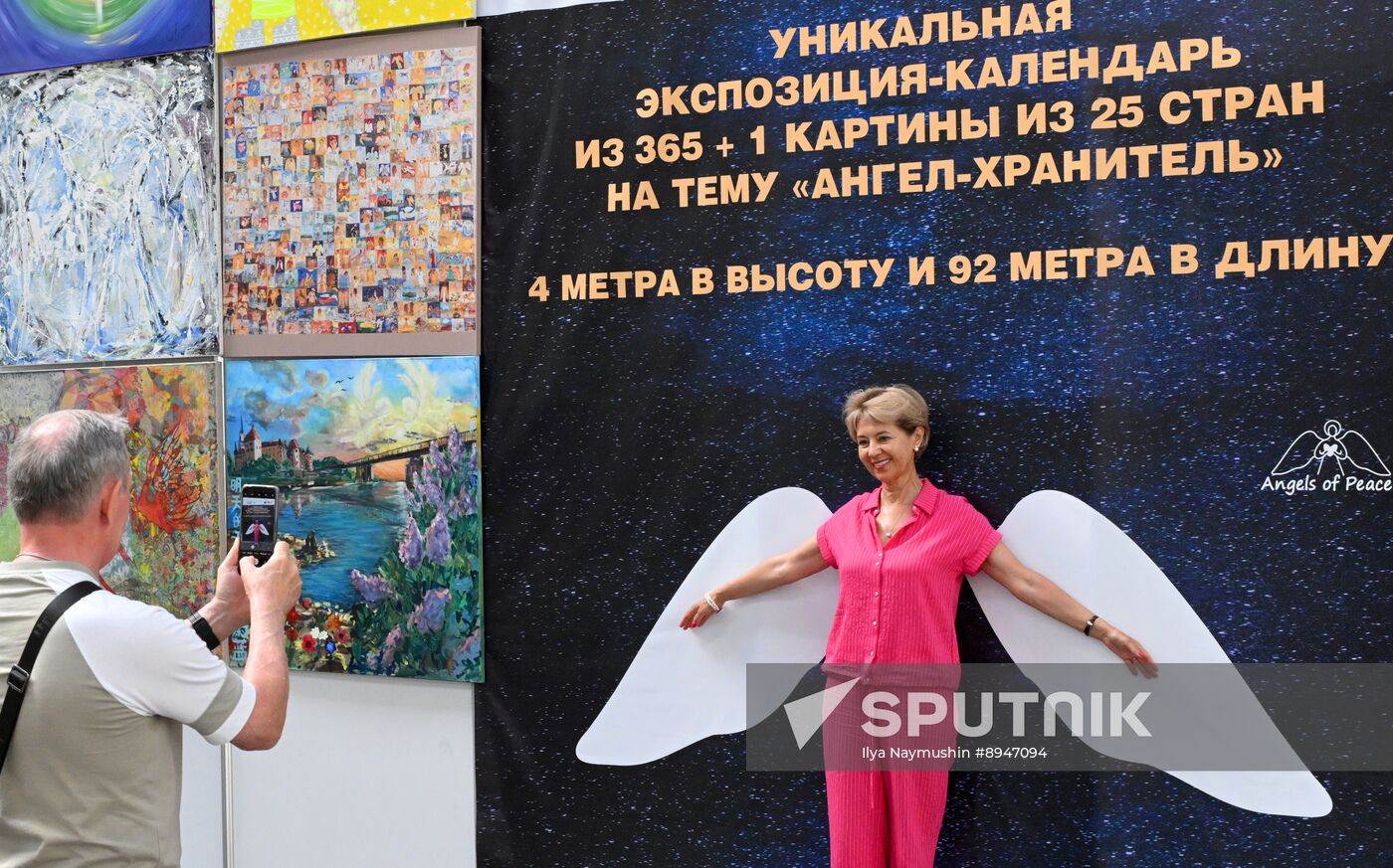 Russia Angels of Peace Art Project