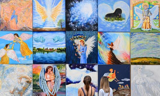 Russia Angels of Peace Art Project