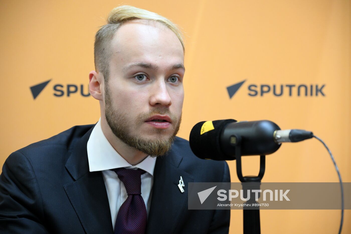 SPIEF-2025. RIA Novosti stand and Sputnik Radio studio