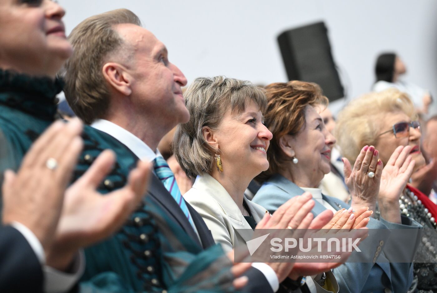 SPIEF-2025. Opening of the 'On the Wings' exhibition and gala show